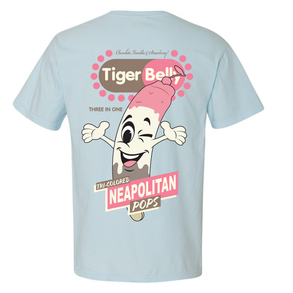 SALE Neapolitan Tee Light Blue